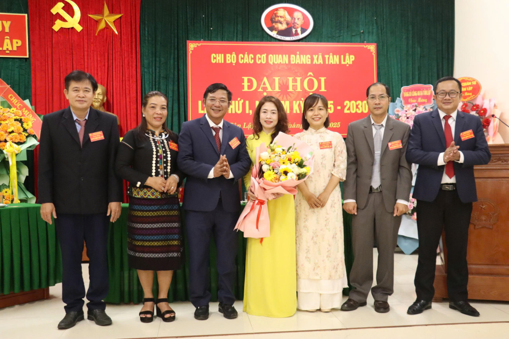 Đại hội Chi bộ các cơ quan Đảng xã Tân Lập lần thứ I, nhiệm kỳ 2025 - 2030